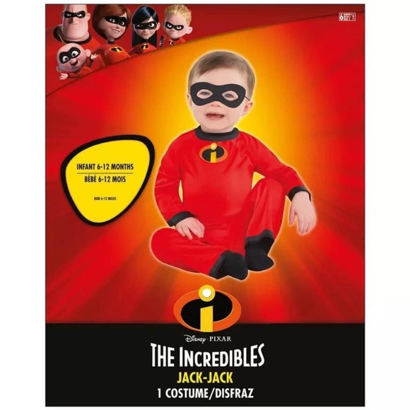 BRAND NEW baby toddler the incredibles jack jack halloween costume size 12-24M - Picture 1 of 7